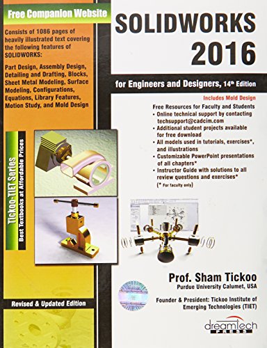Solidworks 2016 For Engineers And Designers, 14Th Edn - Click to Buy