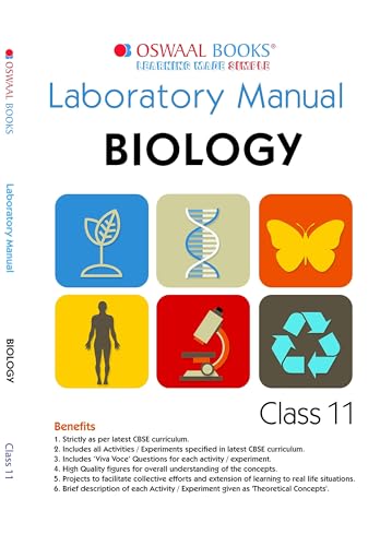 Oswaal CBSE Laboratory Manual for Class 11 Biology [Paperback] - Click to Buy