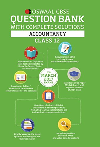 Oswaal CBSE CCE Question Bank with Complete Solutions for Class 12 Accountancy(for 2017 Exams) - Click to Buy