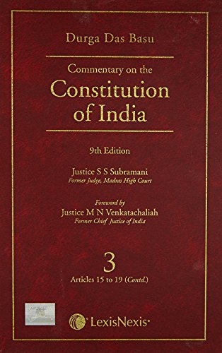 Commentary on The Constituiton of India Vol 3(Covering Articles 15 to 19 (Contd.))9/e PB - Click to Buy