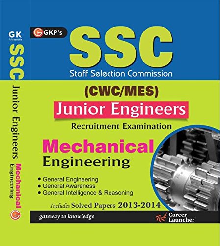 Ssc Cwc/Mes 2015 Mechanical Engineering (Junior Engineering Recruitment Exam) Includes Solved Paper 2013-2014: Mechanical Engineer - Junior Engineering Recruitment Exam (Old Edition) [Paperback] - Click to Buy
