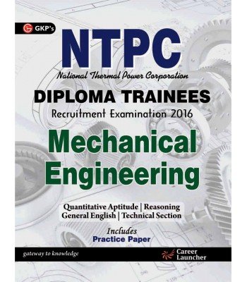 NTPC Mechanical Engg. 2016 (Diploma Trainees) [Paperback] [Jan 01, 2017] GKP - Click to Buy