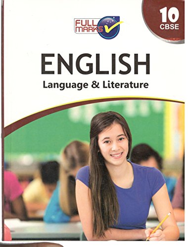 Full marks English (Language & Literature) Class 10 CBSE [Paperback] [Jan 01, 2017] by Rajeev Kumar (Author) - Click to Buy