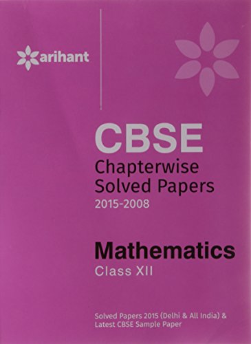 CBSE Chapterwise Mathematics 12th - Click to Buy