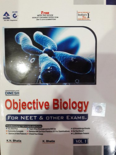 DINESH OBJECTIVE BIOLOGY FOR NEET & OTHER EXAMS SET OF 4 VOLUMES - Click to Buy