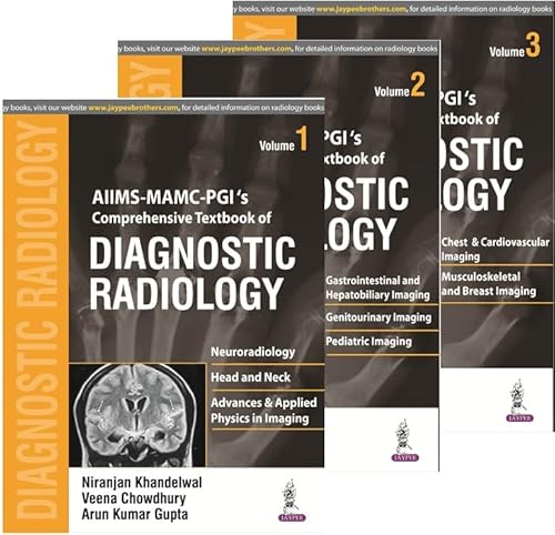 AIIMS MAMC - PGI's Comprehensive Textbook of Diagnostic Radiology 3 Volumes - Click to Buy