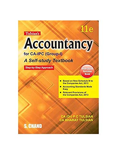 Tulsian's Accountancy for CA-IPC (Group-I) - Click to Buy