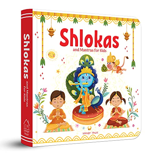 Shlokas and Mantras For Kids Illustrated Padded Board Book Learn About India's Rich Culture and Tradition In Three Languages - Click to Buy