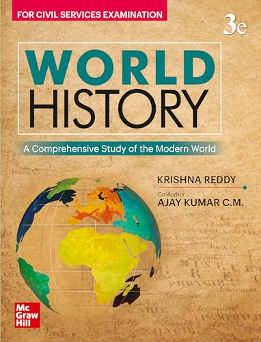 World History for UPSC Civil Services Main and State PSCs Main Exams 2025 by Late Krishna Reddy |3rd edition (latest) - Click to Buy