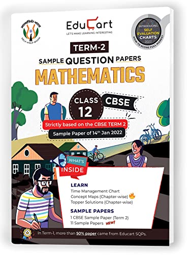 Educart Mathematics CBSE Term 2 Class 12 Sample Papers - Click to Buy