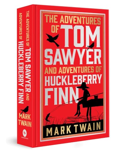The Adventures of Tom Sawyer & Adventures of Huckleberry Finn: Deluxe Hardbound Edition - Click to Buy