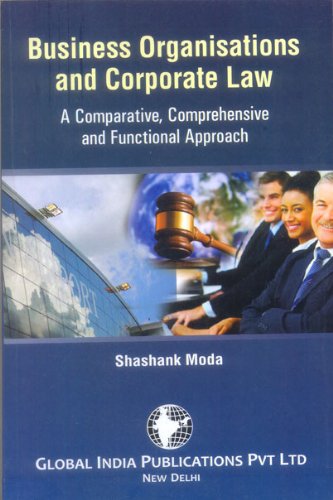 Business Organisations and Corporate Law: a Comparative and Functional Approach - Click to Buy
