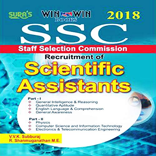 SSC Scientific Assistants Exam Books 2017 - Click to Buy