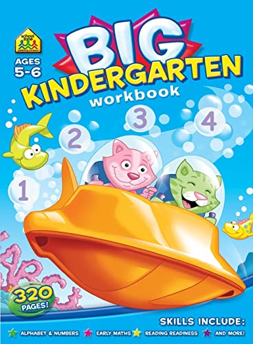 Activity Book : Big Kindergarten Activity Workbook Ages 5-6, Alphabets,Colours & Shapes, Numbers 0-12, Transition Maths,Reading Readiness,Answer Key and more - Click to Buy