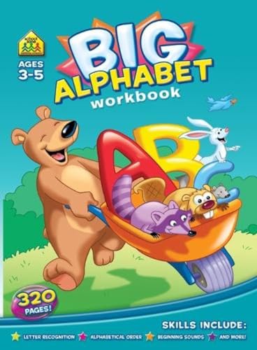 Big Alphabet Workbook Ages 3-5, Preschool to Kindergarten, Beginning Writing, Tracing, ABCs, Upper and Lowercase Aphabets, and More: 1 - Click to Buy