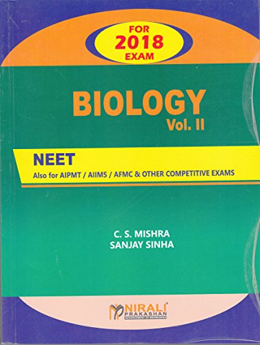 Biology: NEET / AIPMT / AIIMS / AFMC & Other Competitive Exams (Volume - 2) - Click to Buy