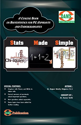 DAMS Stats Made Simple-A Concise Book on Biostatistics (For PG Aspirants and Undergraduates) - Click to Buy