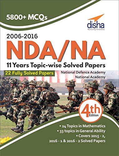 NDA/ NA 11 years Topic-wise Solved Papers (2006 - 2016) - Click to Buy