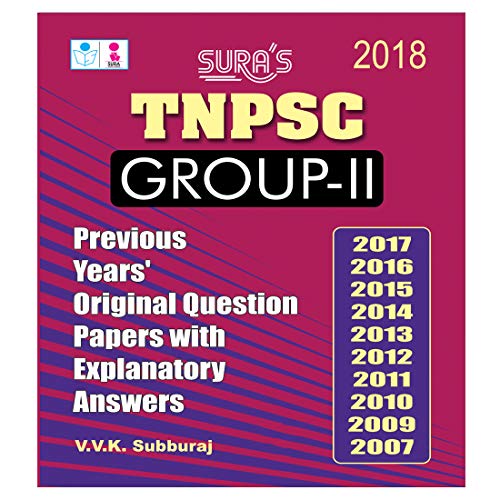 TNPSC GROUP-II previous years Original Question Papers with Explanatory Answers - Click to Buy