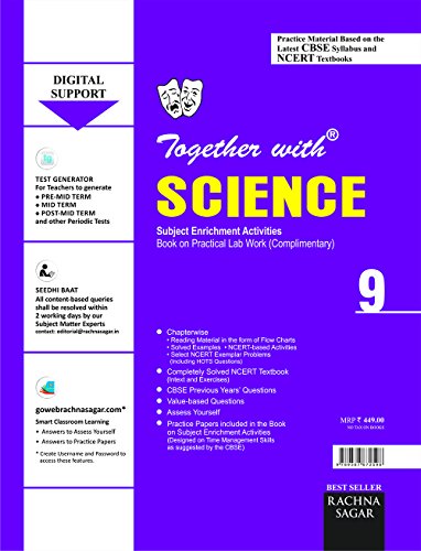 CBSE Practice Material Chapterwise for Class 9 Science with Practical Lab Work for 2019 Examination - Click to Buy