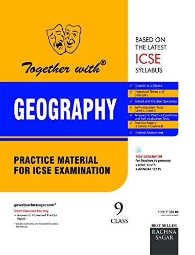 ICSE Practice Material for Class 9 Geography for 2019 Examination - Click to Buy