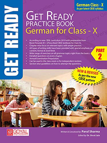 Get ready practice book German for class-X (Part 2) - Click to Buy