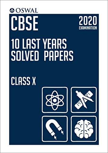 10 Last Years Solved Papers: CBSE Class 10 for 2020 Examination - Click to Buy
