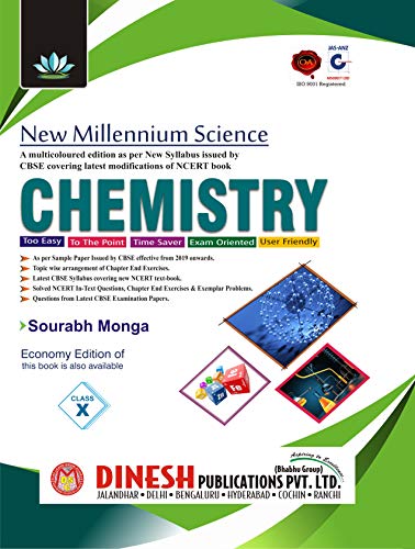DINESH Publications' New Millennium CHEMISTRY (Class 10) (2019-20) - Click to Buy