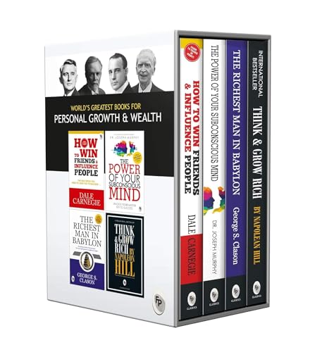 World s Greatest Books For Personal Growth & Wealth (Set of 4 Books): Perfect Motivational Gift Set
