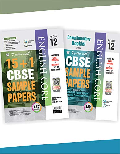 CBSE English Core Sample Papers for Class 12th (2020 Board Examination) - Click to Buy