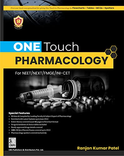 ONE TOUCH Pharmacology for NEET/NEXT/FMGE/INI-CET (PB- 2022) - Click to Buy