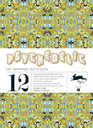 Psychedelic Gift Wrapping Paper Book