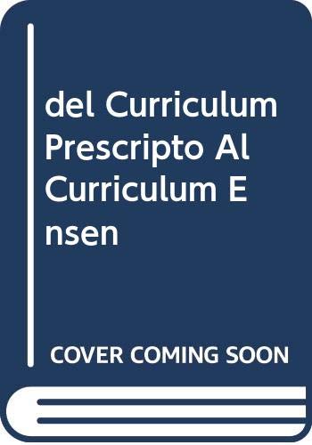 del Curriculum Prescripto Al Curriculum Ensen - Click to Buy