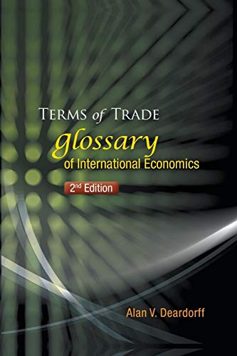 Terms Of Trade: Glossary Of International Economics ()