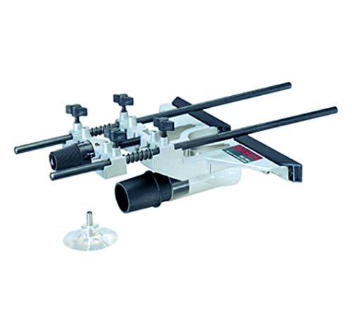 BOSCH RA1054 Deluxe Router Edge Guide with Dust Extraction Hood & Vacuum Hose Adapter - Click to Buy