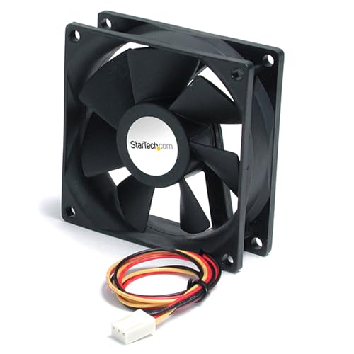 StarTech.com 90x25mm High Air Flow Dual Ball Bearing Computer Case Fan w/ TX3 (FAN9X25TX3H), Black - Click to Buy