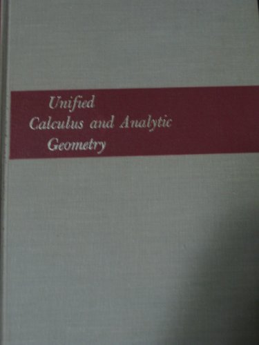 Unified Calculus and Analytic Geometry - Click to Buy