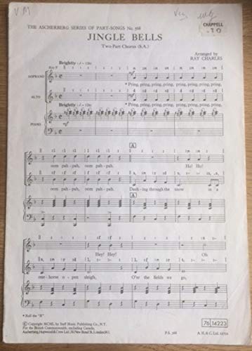 Jingle Bells. Mixed voices (S. A. T. B.). Arranged by R. Charles. [Staff and tonic sol-fa notation.] - Click to Buy
