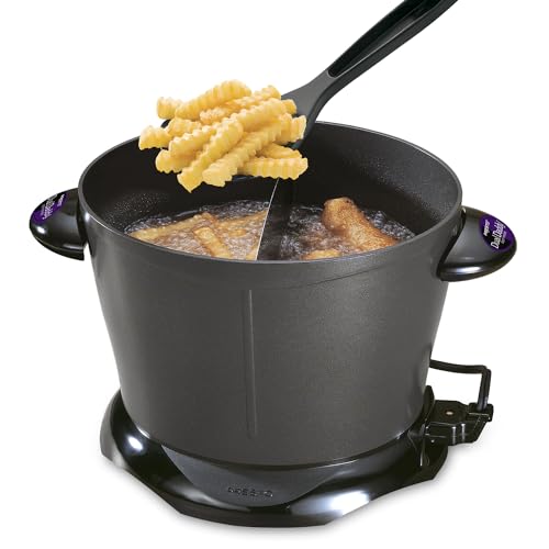 Presto 05450 DualDaddy Electric Deep Fryer, Black - Click to Buy