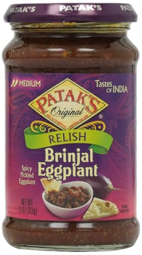 Patak's Brinjal Egg Plant Relish, Medium, 11 oz - Click to Buy