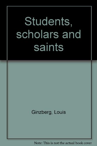 Students, scholars and saints - Click to Buy