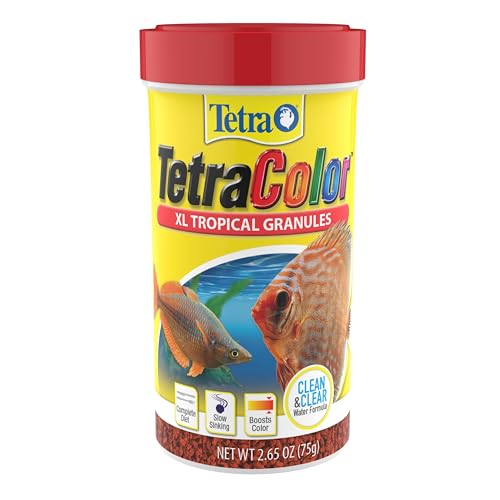 Tetra Tropical Colour Granules, Fish Food with Natural Colour Enhancers, 75g - Click to Buy