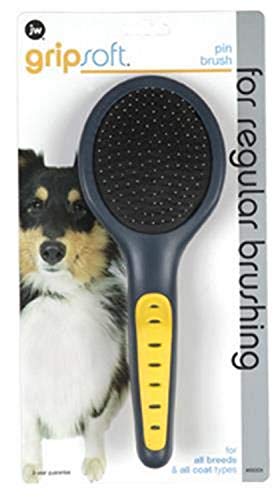 JW Pet Company GripSoft Pin Brush Dog Brush - Click to Buy