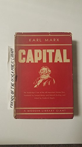Capital: A Critique of Political Compnay: Written by Karl Marx, 1936 Edition, Publisher: Random House Inc (T) [Hardcover] - Click to Buy