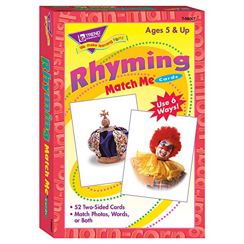 Trend Enterprises, Inc. Rhyming Words Match Me Cards - Click to Buy