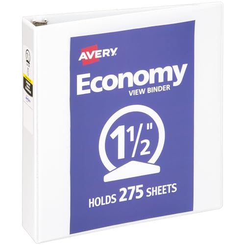 Economy View Binders with Round Rings - No Merchandising
