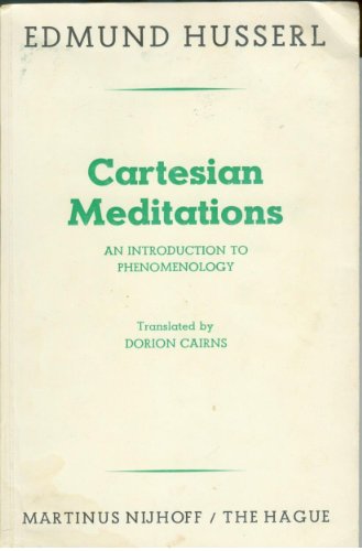 Cartesian meditations: An introduction to phenomenology - Click to Buy