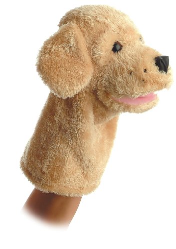 Aurora World Garth Dog Plush Hand Puppet, 10" - Click to Buy