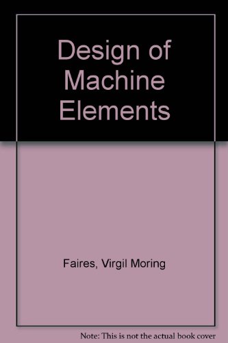 Design of Machine Elements - Click to Buy