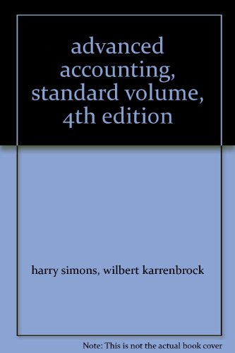 Intermediate Accounting: Standard Volume, 4th Edition - Click to Buy